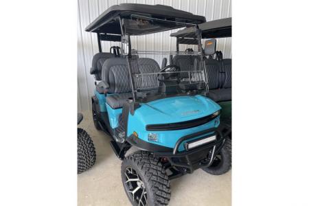 New 2025 Denago EV Denago EV Rover XL AQUA - 4-Person Lifted Golf Cart