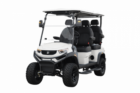 New 2026 SIVO Edge 4f Lifted - WHITE LSV Golf Cart