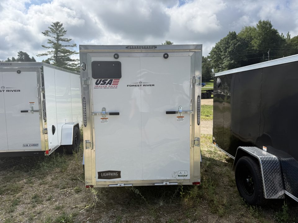 New 2026 Lightning Trailers 6X10 W/RAMP DOOR ALL ALUMINUM Cargo / Enclosed Trailer