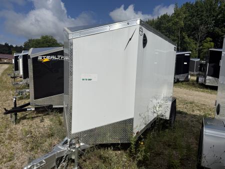 New 2026 Lightning Trailers 6X10 W/RAMP DOOR ALL ALUMINUM Cargo / Enclosed Trailer