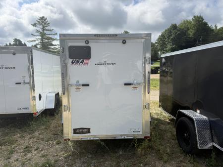 New 2026 Lightning Trailers 6X10 W/RAMP DOOR ALL ALUMINUM Cargo / Enclosed Trailer