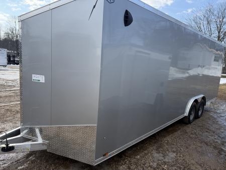 New 2026 Lightning Trailers 8.5X24 7' INTERIOR 10K W/RAMP DOOR ALL ALUMINUM Cargo / Enclosed Trailer