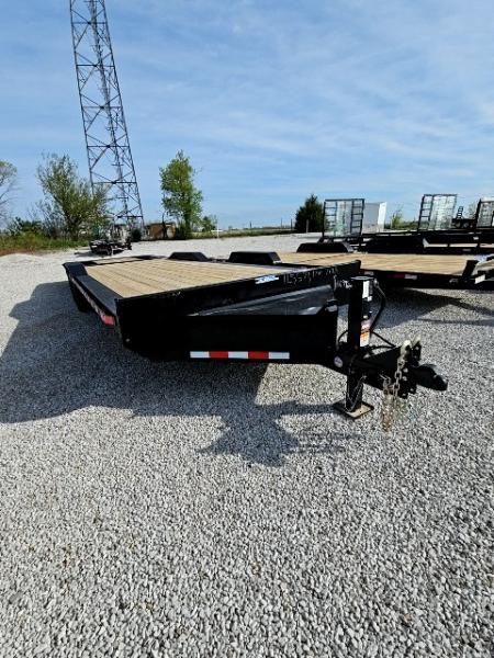 New 2026 MIDSOTA 102 x 26 17.6K 7FT Hydraulic Tail Equipment Trailer