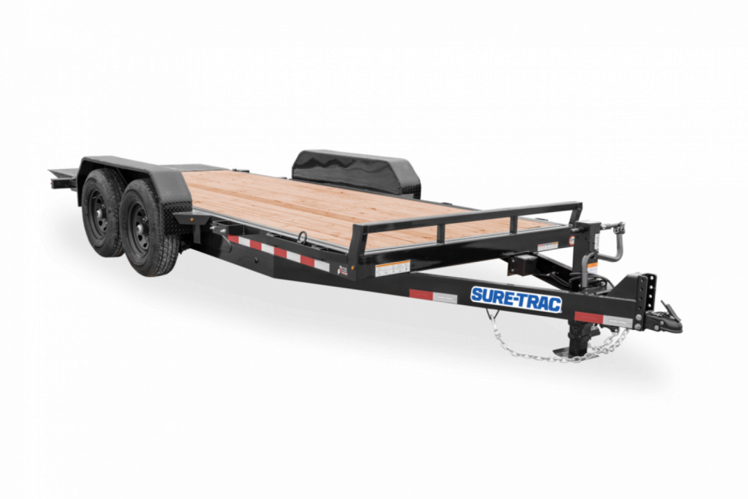 New 2026 Sure-Trac 7x18 14K Tilt Bed Equipment Trailer