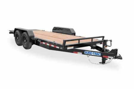 New 2026 Sure-Trac 7x18 14K Tilt Bed Equipment Trailer