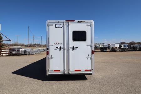 Used 2017 Exiss Trailers 4 Horse LQ Trailer