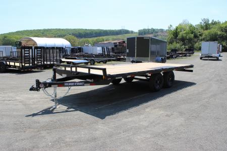 New 2026 Sure-Trac 8.5x18 Flatbed Deckover Trailer