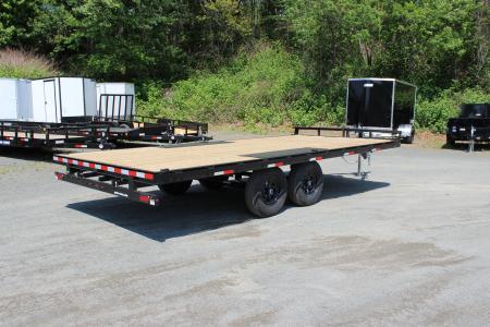 New 2026 Sure-Trac 8.5x18 Flatbed Deckover Trailer