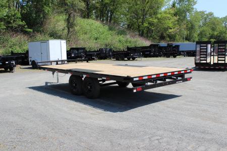 New 2026 Sure-Trac 8.5x18 Flatbed Deckover Trailer