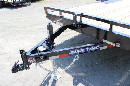 New 2026 Sure-Trac 8.5x18 Flatbed Deckover Trailer