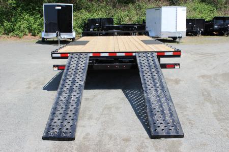 New 2026 Sure-Trac 8.5x18 Flatbed Deckover Trailer