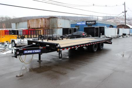 New 2026 Sure-Trac 8.5x25 (20+5) HD Deckover Trailer