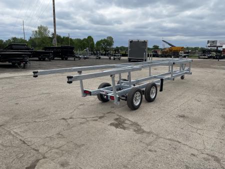 New 2026 Genesis Trailers 20Ft Galvanized Crank Up W/ No Brakes Boat Trailer