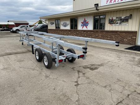 New 2026 Genesis Trailers 20Ft Galvanized Crank Up W/ No Brakes Boat Trailer