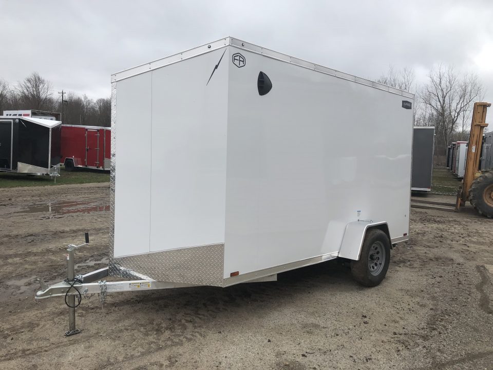 New 2026 Lightning Trailers 6X12 ALUM. W/ 6' 6" INTERIOR Cargo / Enclosed Trailer