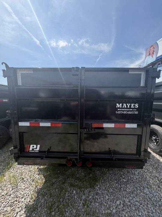 New 2026 PJ Trailer D3122 Dump Trailer 72X12 TA HIGH SIDES (GVW:9899) BLACK