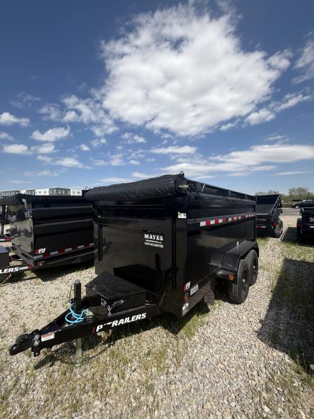 New 2026 PJ Trailer D3122 Dump Trailer 72X12 TA HIGH SIDES (GVW:9899) BLACK