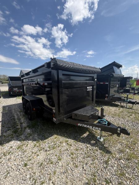 New 2026 PJ Trailer D3122 Dump Trailer 72X12 TA HIGH SIDES (GVW:9899) BLACK