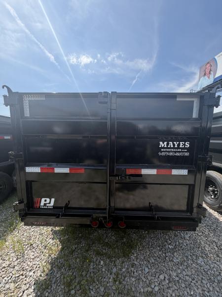 New 2026 PJ Trailer D3122 Dump Trailer 72X12 TA HIGH SIDES (GVW:9899) BLACK