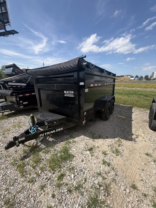 New 2026 PJ Trailer D3122 Dump Trailer 72X12 TA HIGH SIDES (GVW:9899) BLACK