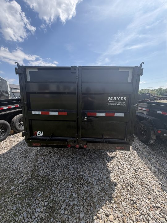 New 2026 PJ Trailer D3122 Dump Trailer 72X12 TA HIGH SIDES (GVW:9899) BLACK