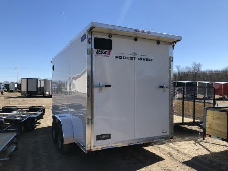 New 2026 Lightning Trailers 7X14 Alum. w/ 7' Interior Cargo / Enclosed Trailer