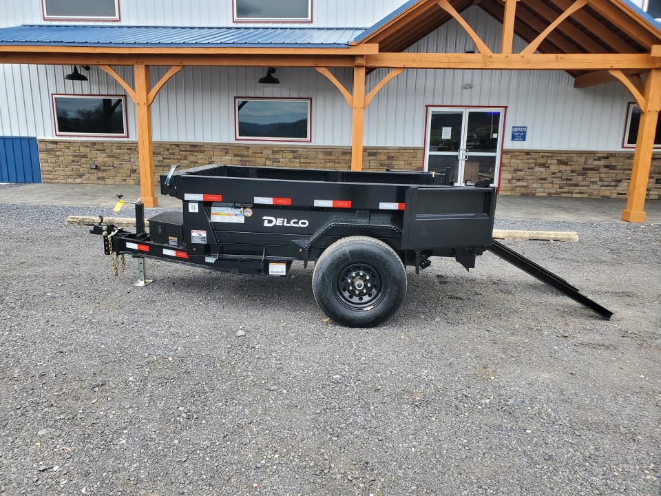 New 2026 Delco Trailers D108 Dump Trailer / 60"x 8' / 7000GVWR