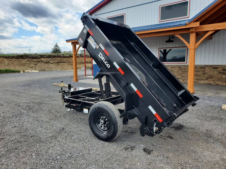 New 2026 Delco Trailers D108 Dump Trailer / 60"x 8' / 7000GVWR
