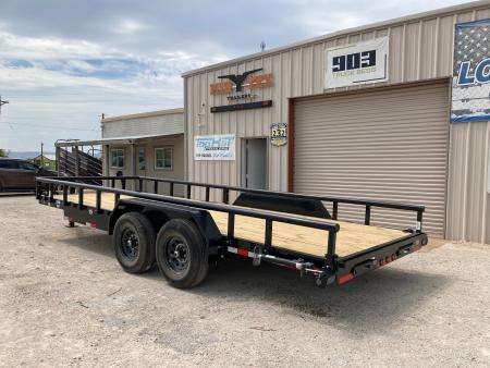 New 2026 Load Trail CH 83" x 20' Tandem Equipment Trailer w/Side Rails