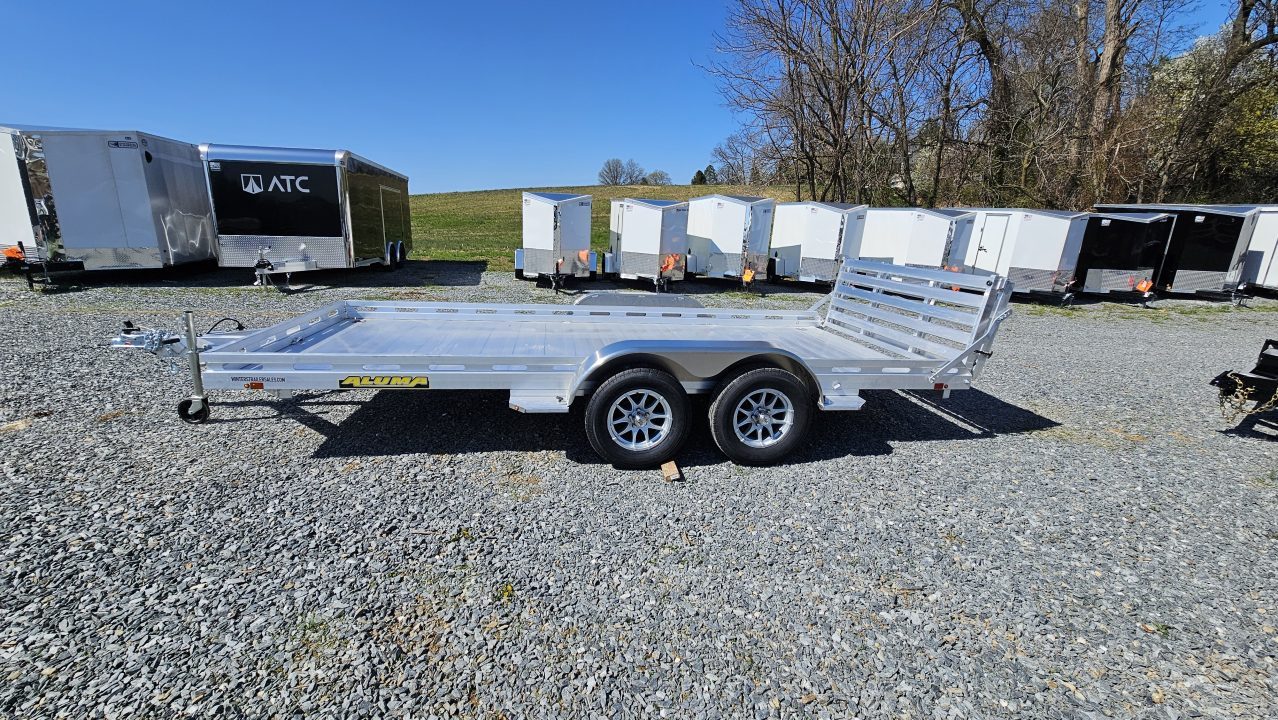 New 2027 Aluma 80X16TA-EL-R-BT-RTD Utility Trailer