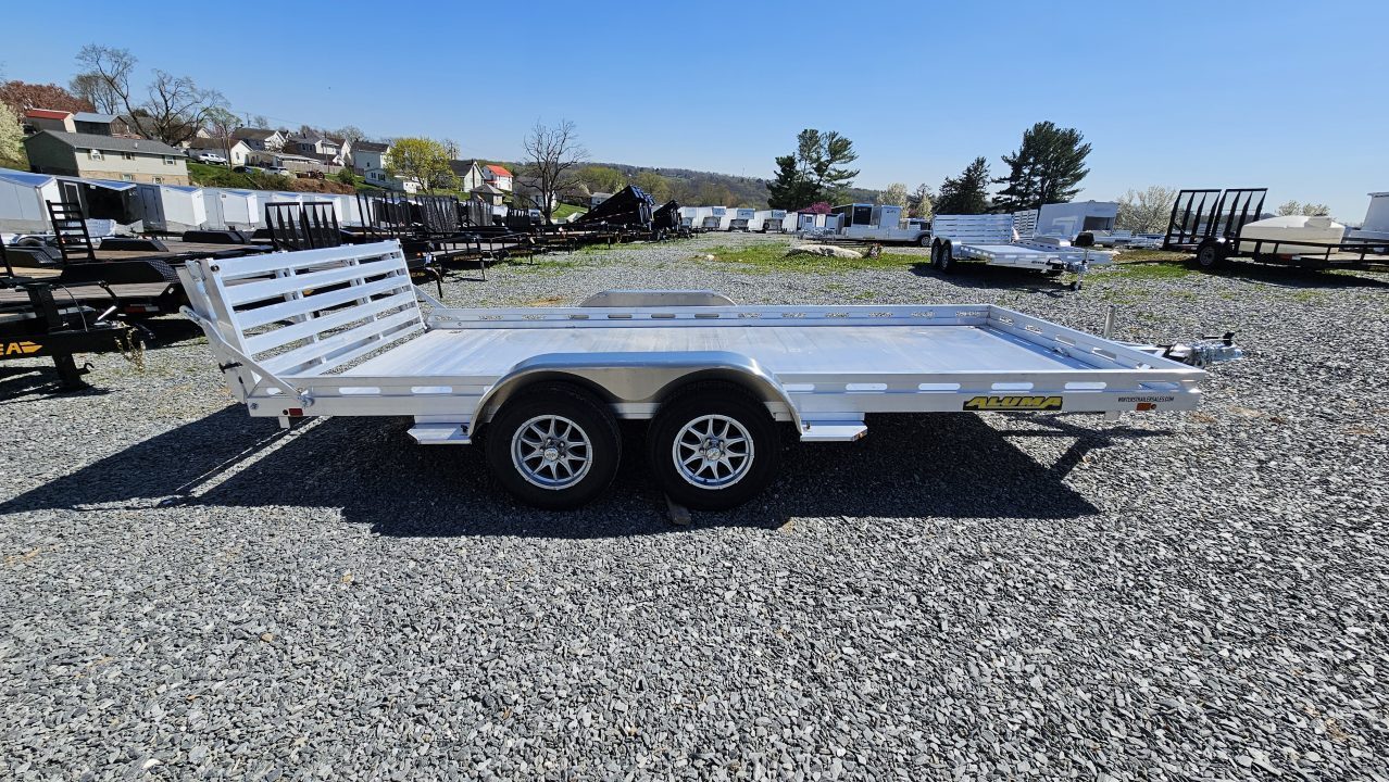 New 2027 Aluma 80X16TA-EL-R-BT-RTD Utility Trailer