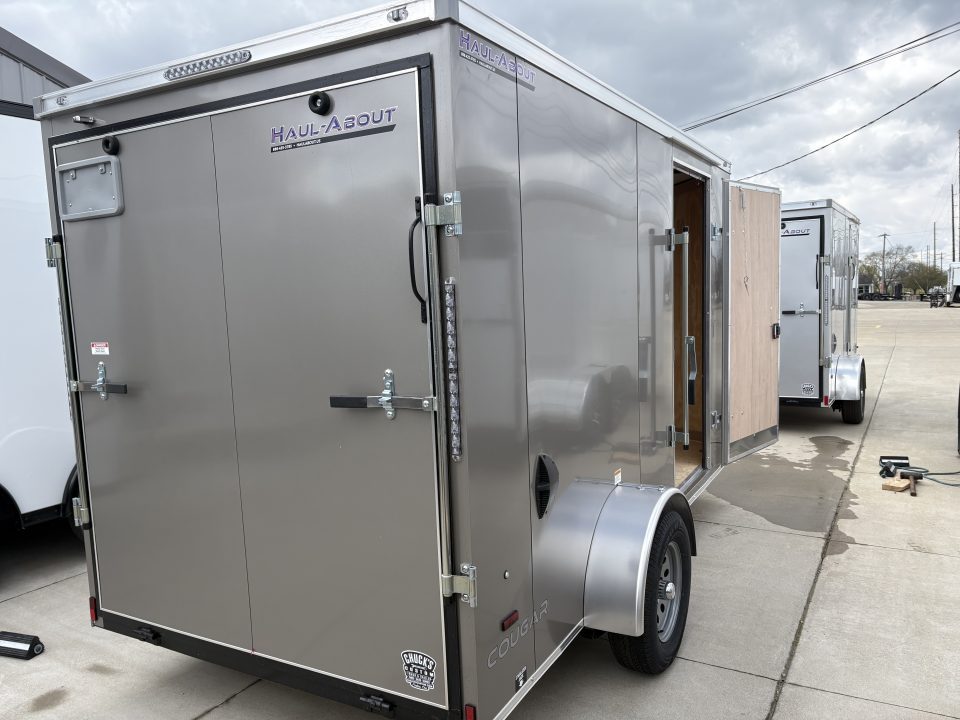 New 2026 Haul About Trailers 6'X12' COUGAR Cargo / Enclosed Trailer