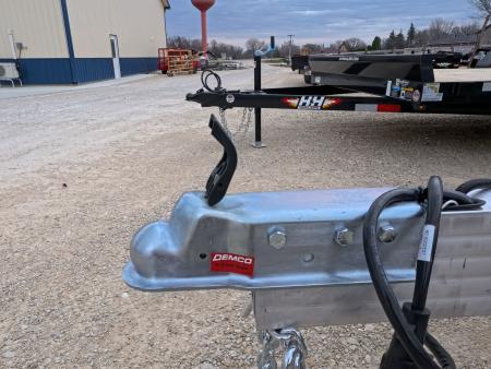 New 2027 Aluma 78" x 24' Slotted Rail -TA Aluminum Utility with Electric Brakes, Bi-Fold Tailgate and 7K GVWR