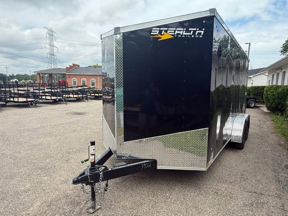 New 2026 Stealth 7 X 16 Cargo / Enclosed Trailer with Ramp Door and 6ft 6in interior Height