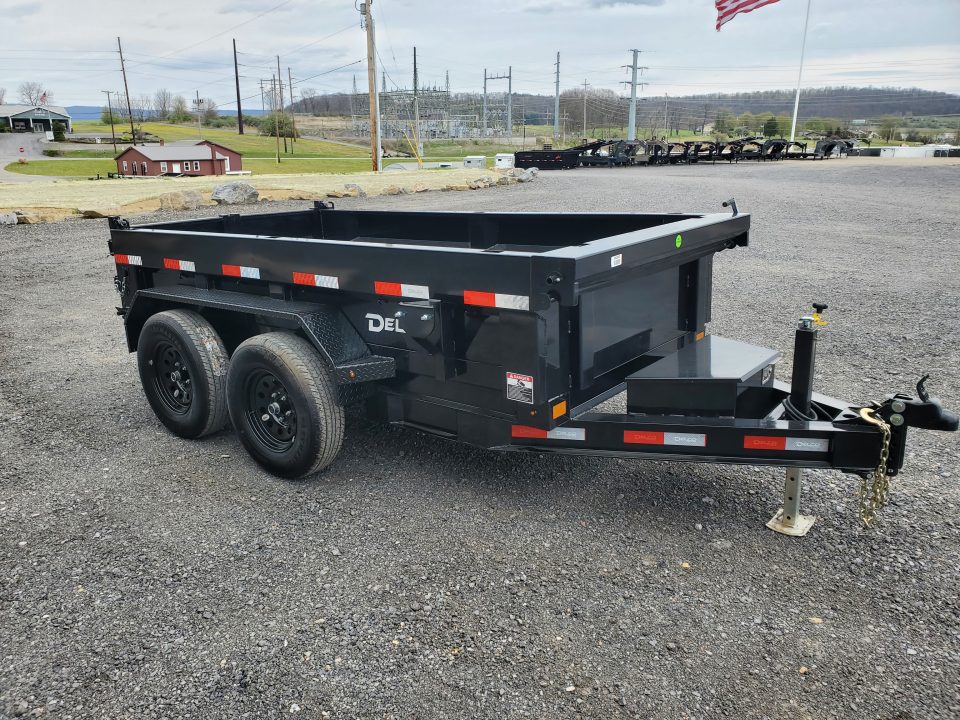 New 2026 Delco Trailers D110 Dump Trailer / 60"X 10' / 7000GVWR