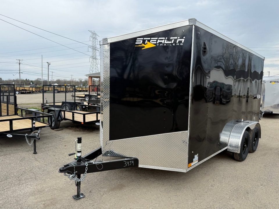 New 2026 Stealth 7 X 14 Cargo / Enclosed Trailer with Rampand 6ft 6in interior Height