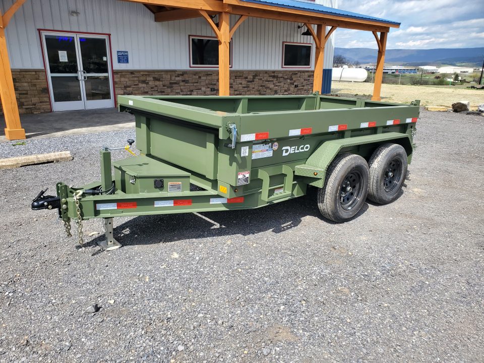 New 2026 Delco Trailers D110 Dump Trailer / 60"X 10' / 7000GVWR