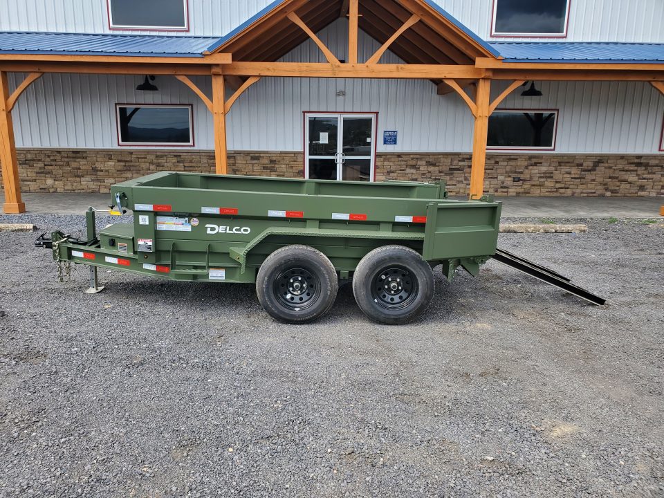 New 2026 Delco Trailers D110 Dump Trailer / 60"X 10' / 7000GVWR