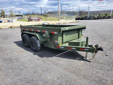 New 2026 Delco Trailers D110 Dump Trailer / 60"X 10' / 7000GVWR