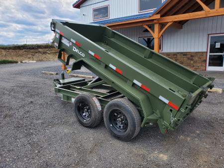 New 2026 Delco Trailers D110 Dump Trailer / 60"X 10' / 7000GVWR