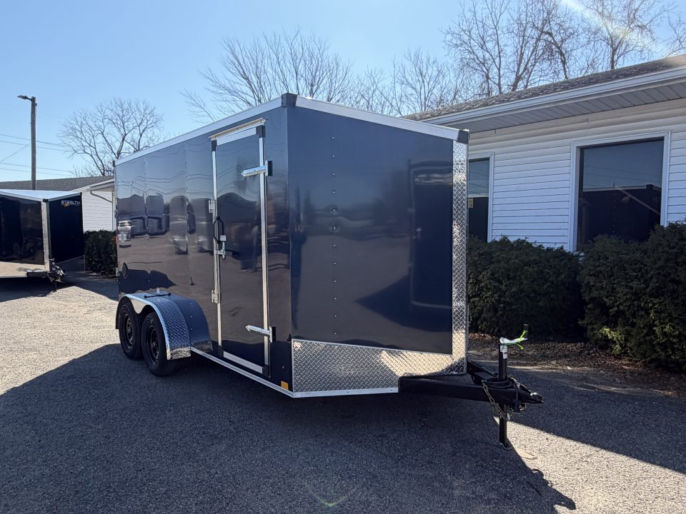 New 2026 Stealth 7 X 14 Cargo / Enclosed Trailer with Rampand 6ft 6in interior Height