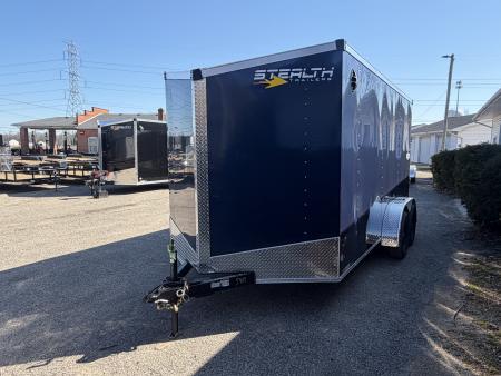 New 2026 Stealth 7 X 14 Cargo / Enclosed Trailer with Rampand 6ft 6in interior Height