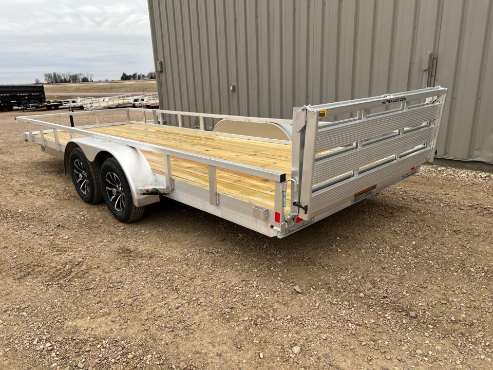 New 2026 H&H Trailers 20' Tandem Aluminum Utility Utility Trailer