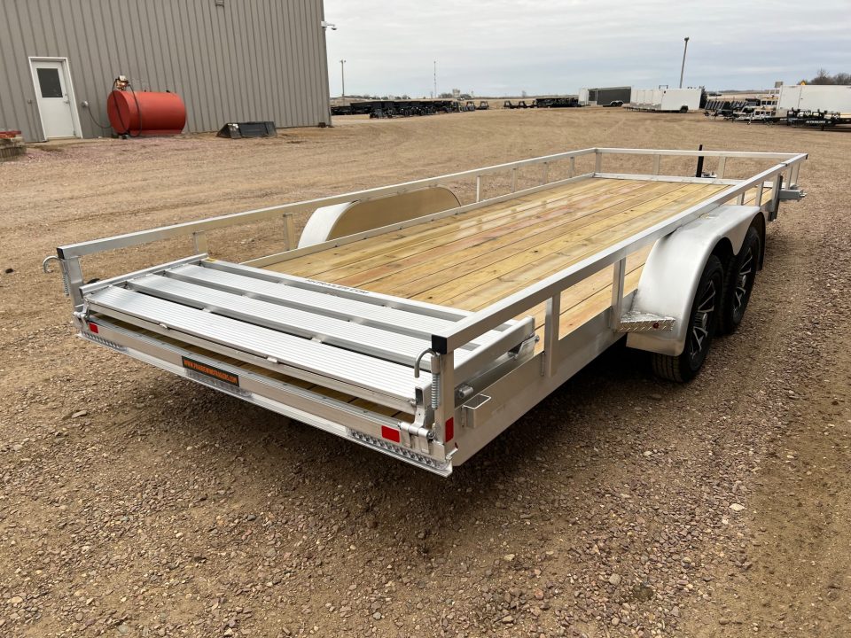 New 2026 H&H Trailers 20' Tandem Aluminum Utility Utility Trailer