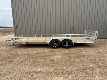 New 2026 H&H Trailers 20' Tandem Aluminum Utility Utility Trailer