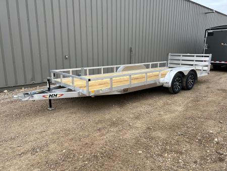 New 2026 H&H Trailers 20' Tandem Aluminum Utility Utility Trailer