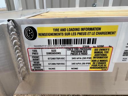 New 2026 H&H Trailers 20' Tandem Aluminum Utility Utility Trailer