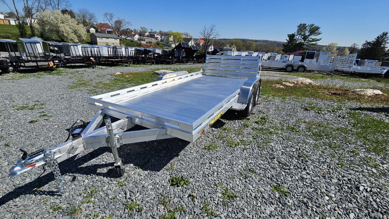New 2027 Aluma 80X14TA-EL-BT--RTD Utility Trailer