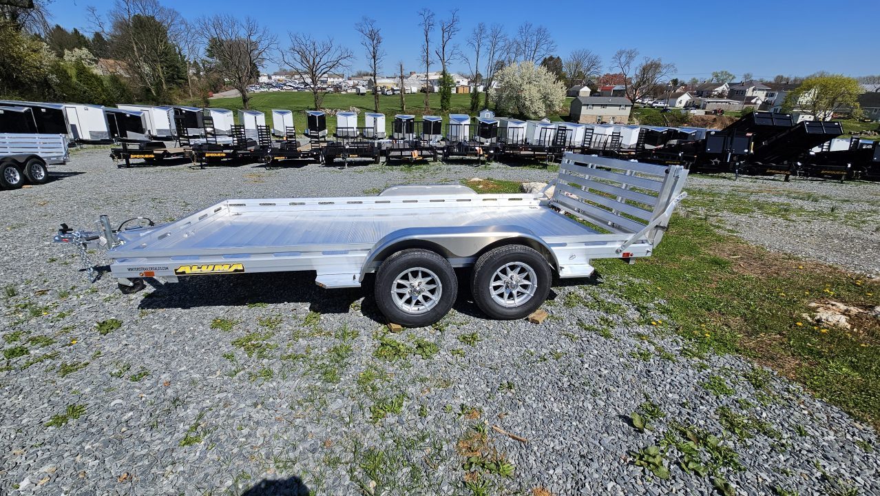 New 2027 Aluma 80X14TA-EL-BT--RTD Utility Trailer