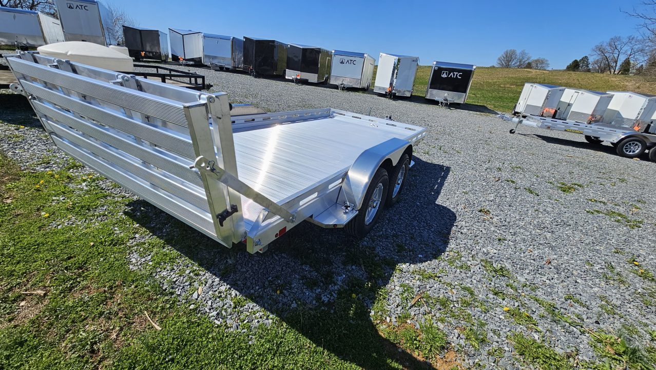 New 2027 Aluma 80X14TA-EL-BT--RTD Utility Trailer